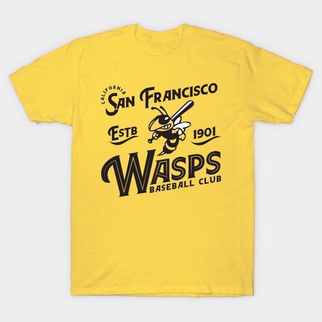 San Francisco Wasps T-Shirt by MindsparkCreative